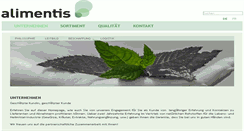 Desktop Screenshot of alimentis.ch